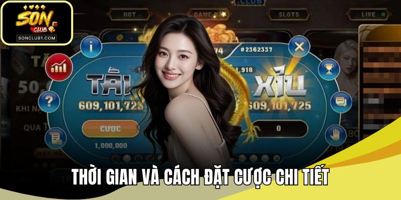 Thời gian và cách đặt cược chi tiết